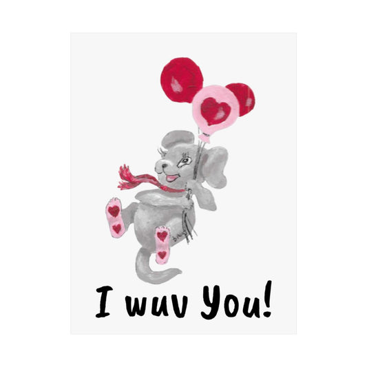 Mini-Artworks: Cute Itsy-Mammal expresses your love