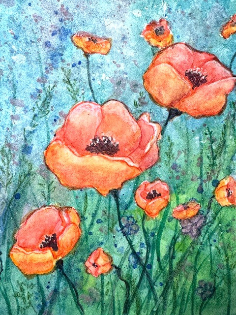 Mini-Artworks: Poppies of the Field
